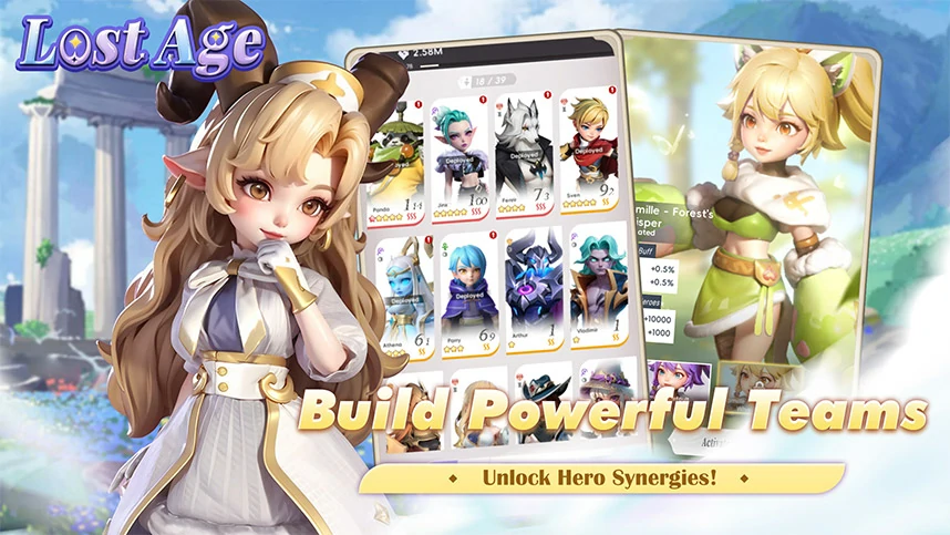 FBuild Powerful Teams Unlock Hero Synergies!